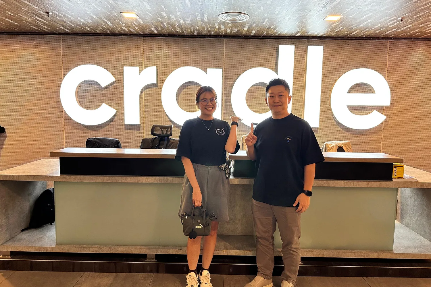 Medimate's founders at the Cradle office during the CIP Spark programme journey.
